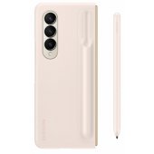 Stovimas dėklas su rašikliu, skirtas Galaxy Z Fold 4, smėlio spalvos