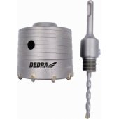 Dedra 80mm HM crown drill bit with SDS+ chuck
