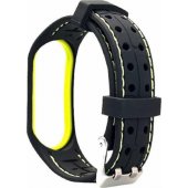 Dirželis Xiaomi Mi Band 7, juoda-laimo spalva