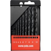 Wiertło Yato do metalu HSS walcowe 2 7 4 5 1 3 6 10 8 9mm zes
