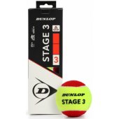 _7792984 DUNLOP STAGE 3 RED teniso kamuoliukai, 3 vnt., ITF