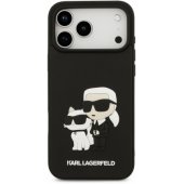 3D Rubber Karl and Choupette Case iPhone 17 Pro Max Black