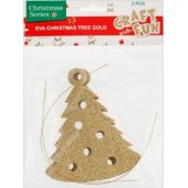Craft with Fun Ozdoba choinka złota
