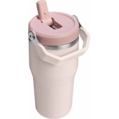 The IceFlow Flip Straw 2.0 Tumbler 600 ml Pink