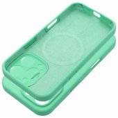 Silicone 2mm Phone Case with MagSafe iPhone 17 Pro Green