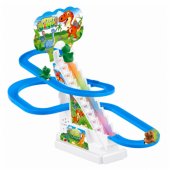 Track Dinosaur Slide Moving Stairs Figures Lights Sounds