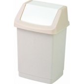 Curver tilting cream trash garbage can (04045-844-65)
