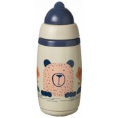Izoliuotas puodelis su šiaudeliu 266ml 12m+ pilkas 447824