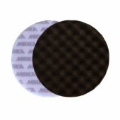 Poliravimo putplasčio padelis 150x25mm, juodas, vaflinis, 2 vnt./ pakuotėje