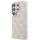 PU Leather 4G Gold Frame Magnetic Case Galaxy S26 Ultra Pink