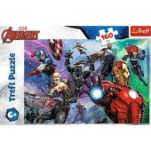 Marvel Puzzle 160 pcs. Always ready heroes Trefl 15424
