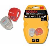 Kodak dviračio / paspirtuko LED žibintai Kodak, 2 vnt., priekinis + galinis, IP6