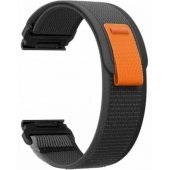 Nailoninis Garmin Fenix 5/ 6/ 6 Pro 7 juodai oranžinis
