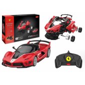 Rastar konstruktorius Ferrari FXXK EVO 1:18, raudonas, 88 detalės