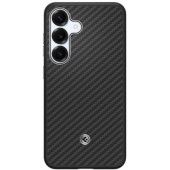"Enzo Aramid Magnet Case Galaxy S25 Plus" Black-Silver