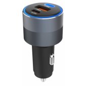 F-Energy 2x USB-C - USB A 85W Black