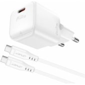 A77 PD 30W GaN + cable USB-C White