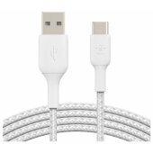 Boost Charge USB-C į USB-A 2m Baltas