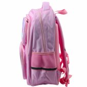 _7693782 Vienaragių mokyklinė kuprinė su krūtinės dirželiu, rožinė, 20 l
