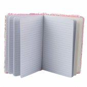 Notebook linijinis sąsiuvinis su dviejų spalvų blizgučiais ir vienaragiu A5, 80 lapų