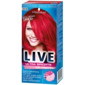 Schwarzkopf LIVE 92 ryškiai raudona