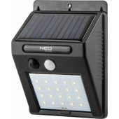 Kinkiet Neo Lampa solarna (Lampa solarna ścienna 20 SMD LED 250 lm)