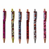 Metalinis automatinis tušinukas, mėlynas rašalas, 1,0 mm