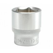 Smūginė šešiakampė galvutė, CrV, 1/ 2" 27mm