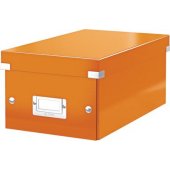 Leitz archyvinė dėžė Leitz Click & Store DVD diskams, oranžinė