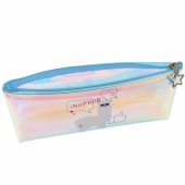 Children®s School Pencil Case Holographic With Lama Blue 21x6cm