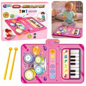 Interactive Musical Dance Mat Educational Drums Piano 2 in 1