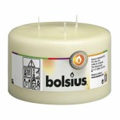 Žvakė su 3 dagtimis Mamoth Ø100x150mm smėlio spalvos