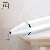 "Rechargeable Superfine Stylus Pen with High sensivity 1.4mm White"