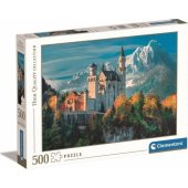 Clementoni dėlionė, 500 det., HQ Noišvanšteino pilis