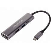 Hub USB Type-C HDMI Grey