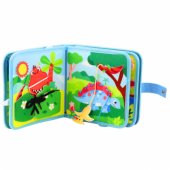 3D veltinis lavinamasis sensorinis knygelė „Dinozaurai“
