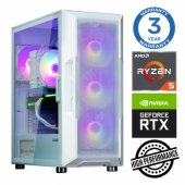 Ryzen 5 5600X 16GB 500SSD M.2 NVME+2TB RTX3050 6GB no-OS White
