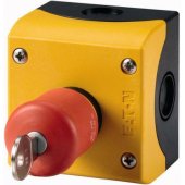 Eaton saugos mygtuko kasetė su raktu 1Z 1R IP66 M22-PV