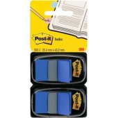 3M POST-IT® indeksavimo skirtukai (680-B2EU), PP, 25x43mm, 2x50 lap.