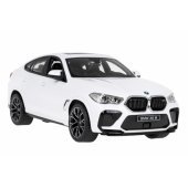BMW X6 M nuotoliniu būdu valdomas automobilis 1:14, baltas