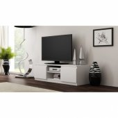 Topeshop TV / LCD staliukas 120 cm, baltas