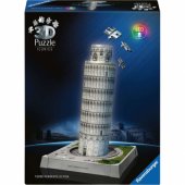 Ravensburger 3D dėlionė Iconics: Pizos bokštas - su apšvietimu 216