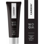 Woom Carbon+ balinamoji juoda dantų pasta su aktyvintąja anglimi 75ml