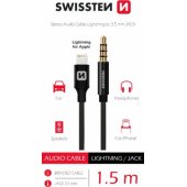 Audio Lightning to Jack 3,5 mm 1.5m Black