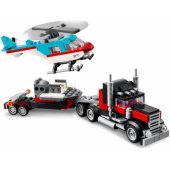 Flatbed Truck with Helicopter 31146