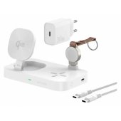 Qi2 Ladestation Trident + Charger Apple Watch White