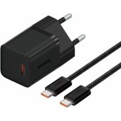 GaN5 mini 30W + Cable USB-C Black