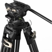 Heavy-Duty Fluid Head Tripod AD-01