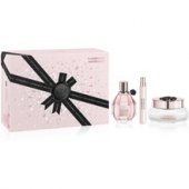 Flowerbomb Gift Set EDP 100 ml, body cream 200 ml, and EDP mi