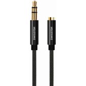 Audio Jack 3,5mm to Jack 3,5mm 1.5m Black